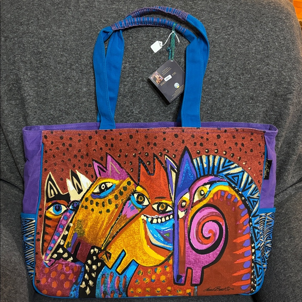 Colorful Animal Print Tote Bag
